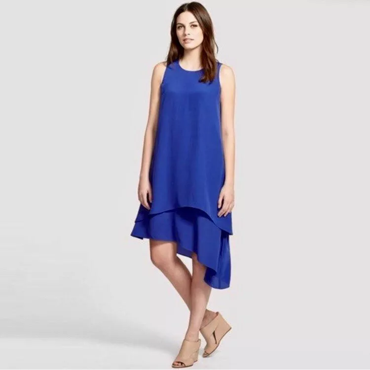 Eileen fisher cheap asymmetrical dress