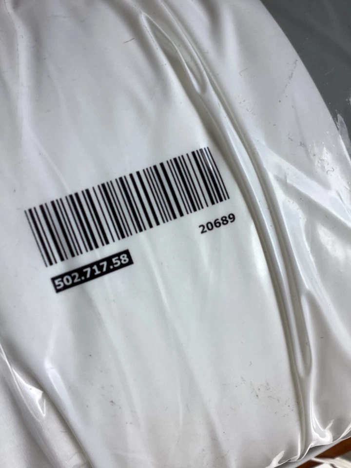 Nuevo Edredón Ikea Glansvide King Size Cálido, Algodón Blanco, Relleno de Microfibra Foto 2 de 4