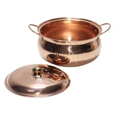 Kupfer Suppe Topf Doppel Ohr Kochgeschirr Suppentopf für Induktion Herd Gas