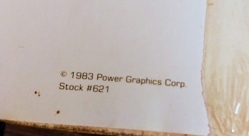 Vintage 1983 Power Graphics Corp. 1967 Pontiac GTO Poster. Fits 16"x 20" frame. - Picture 9 of 10