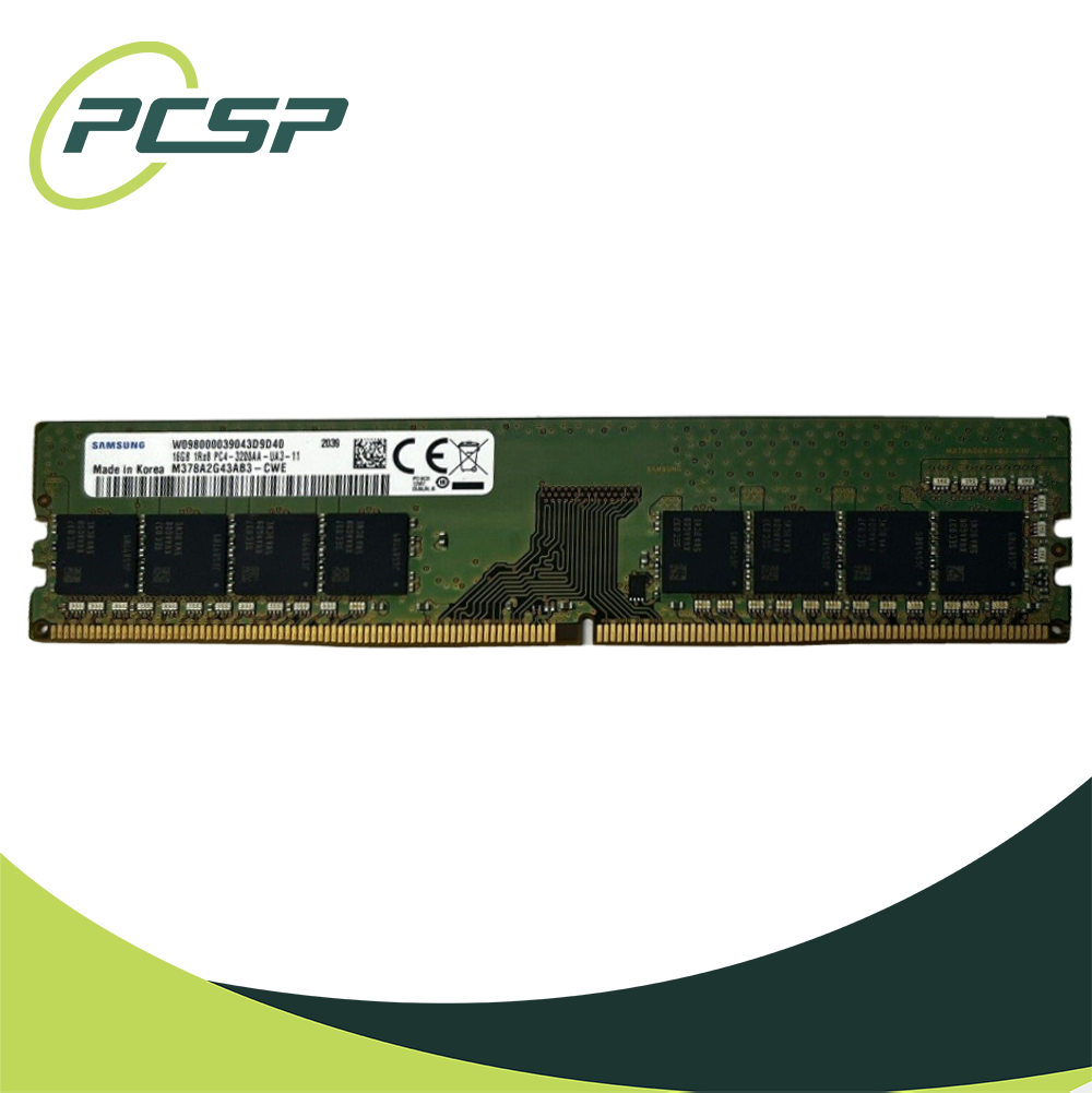 Samsung 16GB PC4-3200AA-U 1Rx8 DDR4 UDIMM Unbuffered Memory