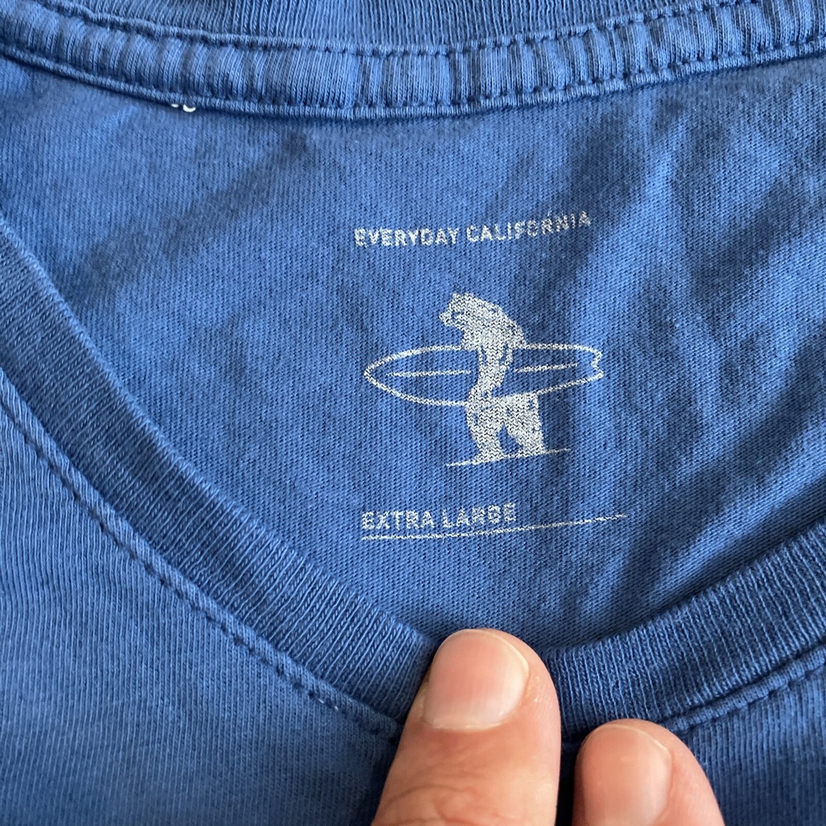 Awesome - Everyday California   Short Sleeve T-Shirt - Surfing Bear - Men’s XL View 3