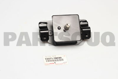 1237178030 Genuine Toyota INSULATOR, ENGINE MOUNTING, REAR NO.1 