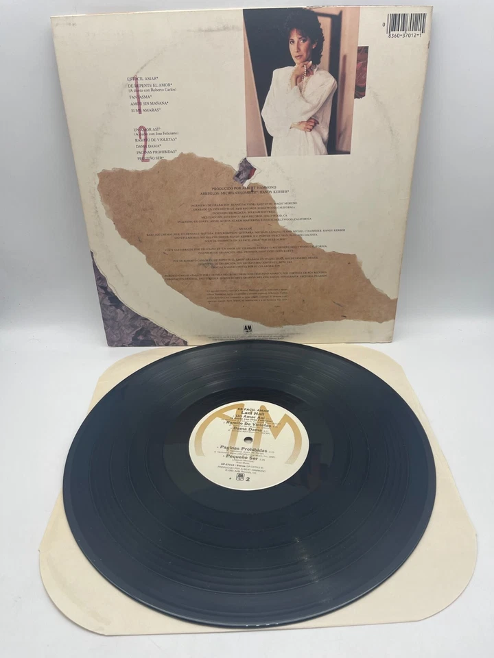 Lani Hall Es Facil Amar LP 1985 A&M  37012 Latin Pop Vinyl Record Album LP - Image 4 of 4