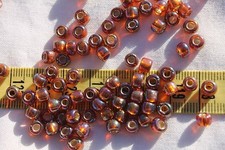 3/0 Toho Seed Beads 34-Silver Lined Rainbow Topaz Crafts 3x5mm/ 15 grams 2034