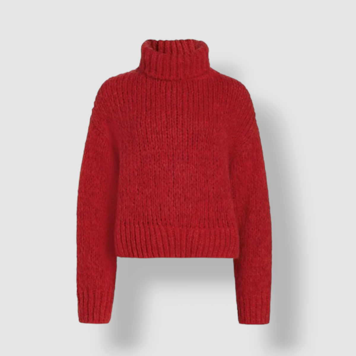 $495 RE/DONE Women Red 90s Oversized Turtleneck Sweater Size $495 RE/DONE Women Red 90s Oversized Turtleneck Sweater Size