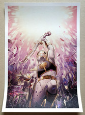 JAMAL CAMPBELL - NECESSARY EVIL Power Rangers #40 Ltd /50 Poster Art Print