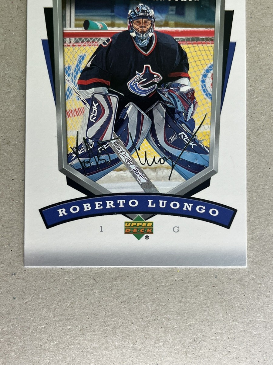 2006-07 Upper Deck MVP Roberto Luongo Vancouver Canucks | eBay