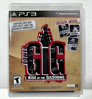 Power Gig Rise of the SixString Sony Playstation 3 Video Game Guitar Hero PS3
