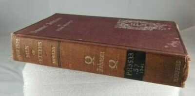 Samuel Johnson : By Leslie Stephen 1901 English men of Letters edited by Morely