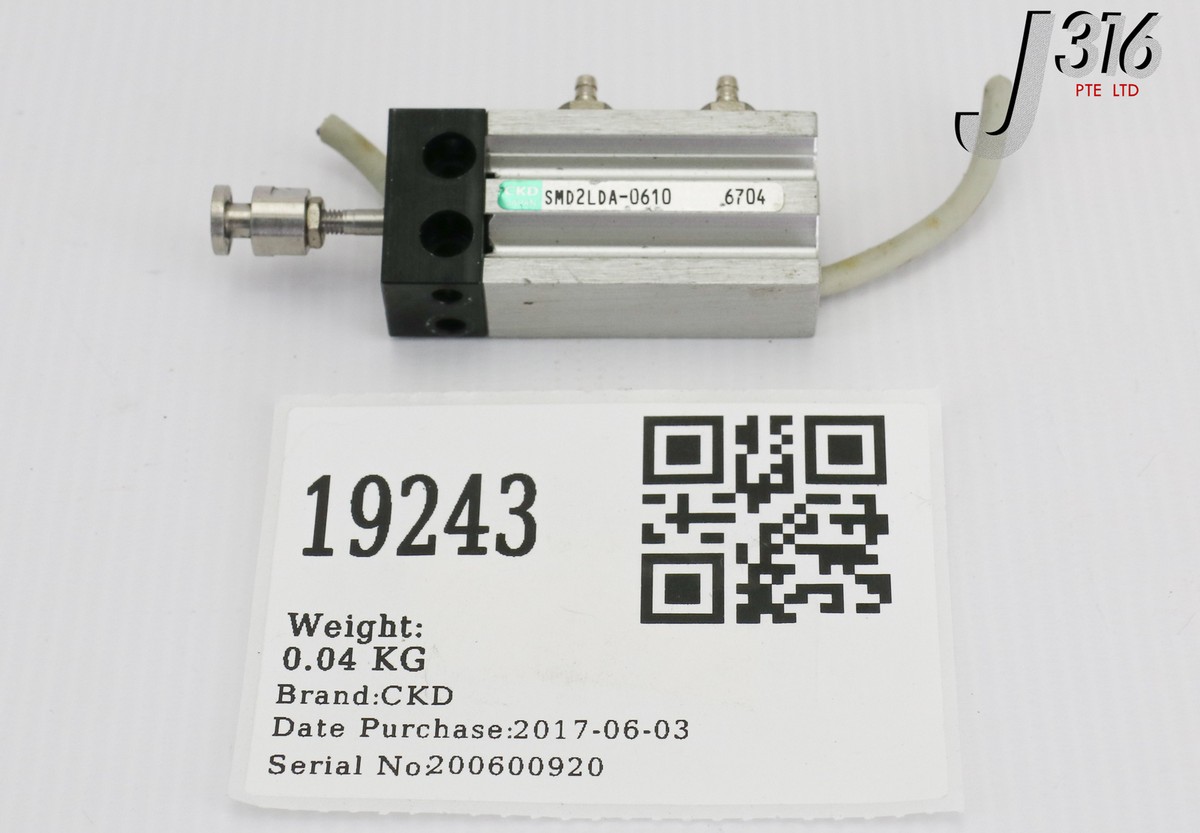 19243 CKD CYLINDER W/ CKD K3H SENSOR SMD2LDA-0610 | eBay