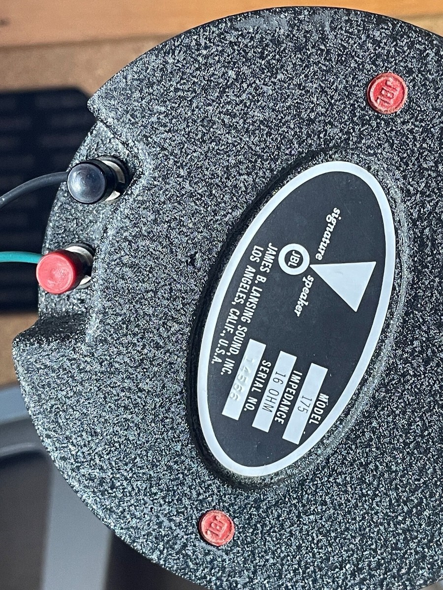 Vintage JBL Speakers 130A 175 N1200 1217-1290 Barzilay Walnut