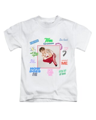 Text Montage Tom Grennan Erwachsene T-Shirt Süß Merch Top Neu