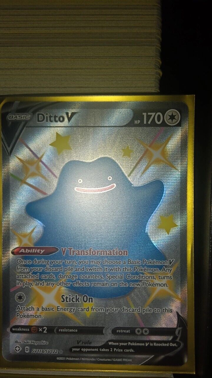 Ditto *UNPEELED* - Pokemon Go - 053/071 - JAPANESE Secret Holo