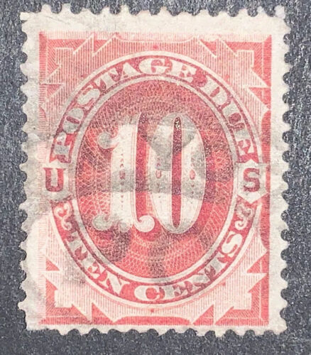 Travelstamps:1884-1889 US Stamps Scott #J19 used Ng Postage Due 10 cent - Picture 1 of 5