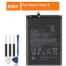 New For Xiaomi Redmi Note 9 Internal Battery BN54 5020 mAh Replacement Tool US