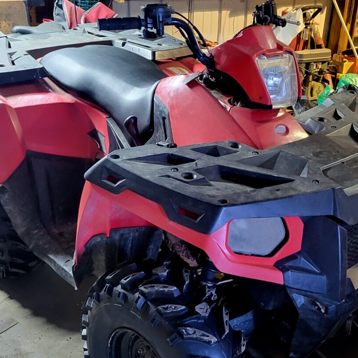 Replacement Seat Cover For Polaris Sportsman 400-800 (2005-2014) - Cold-Resistant Marine Vinyl, One-Piece Stretch Design