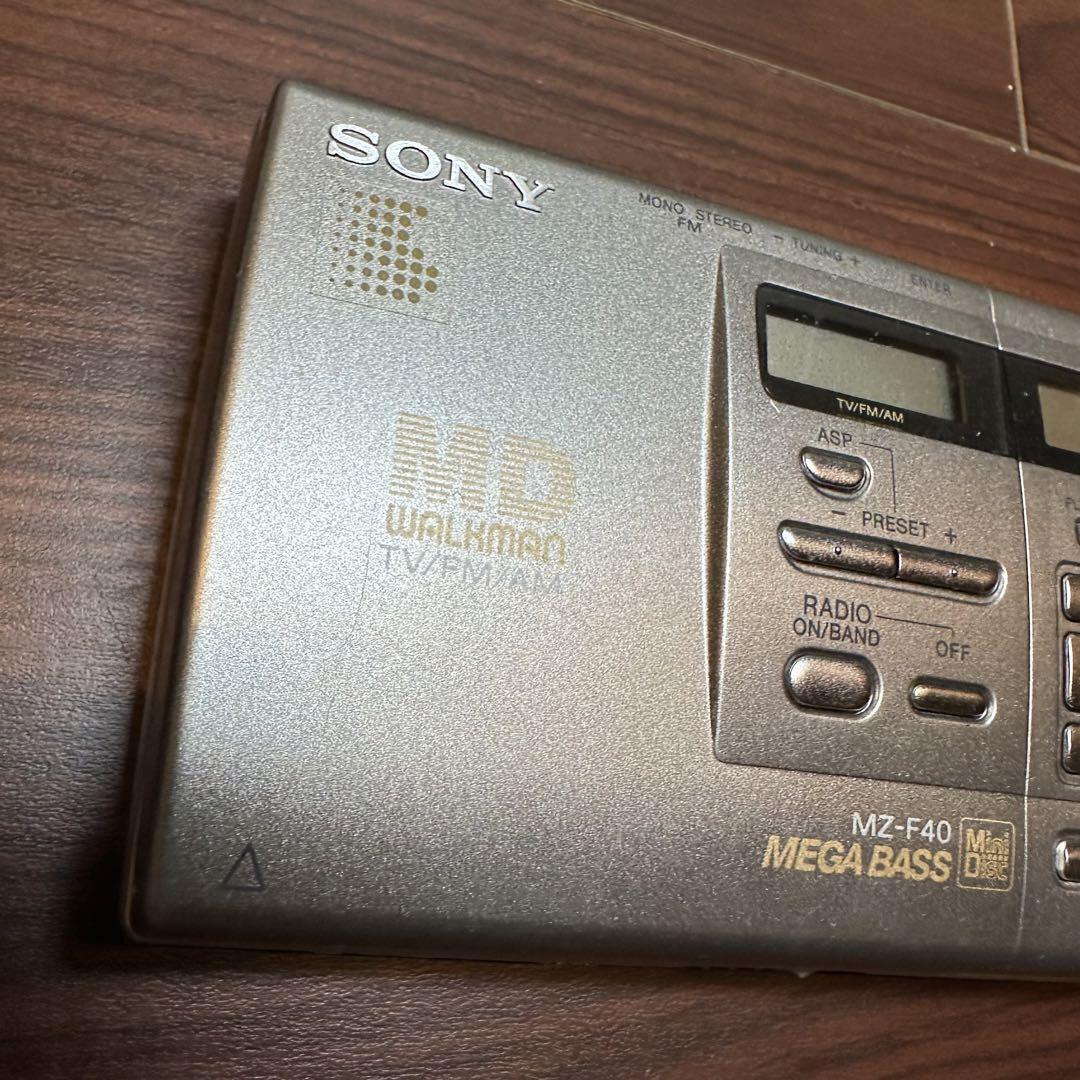 SONY MZ-F40 FM/AM Radio MD Player Portable MiniDisc SONY MZ-F40 FM/AM Radio MD Player Portable MiniDisc