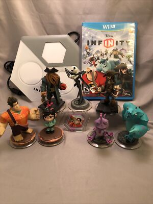 Monsters Inc Disney Infinity Nintendo Wii U 2015 lot Base Figures