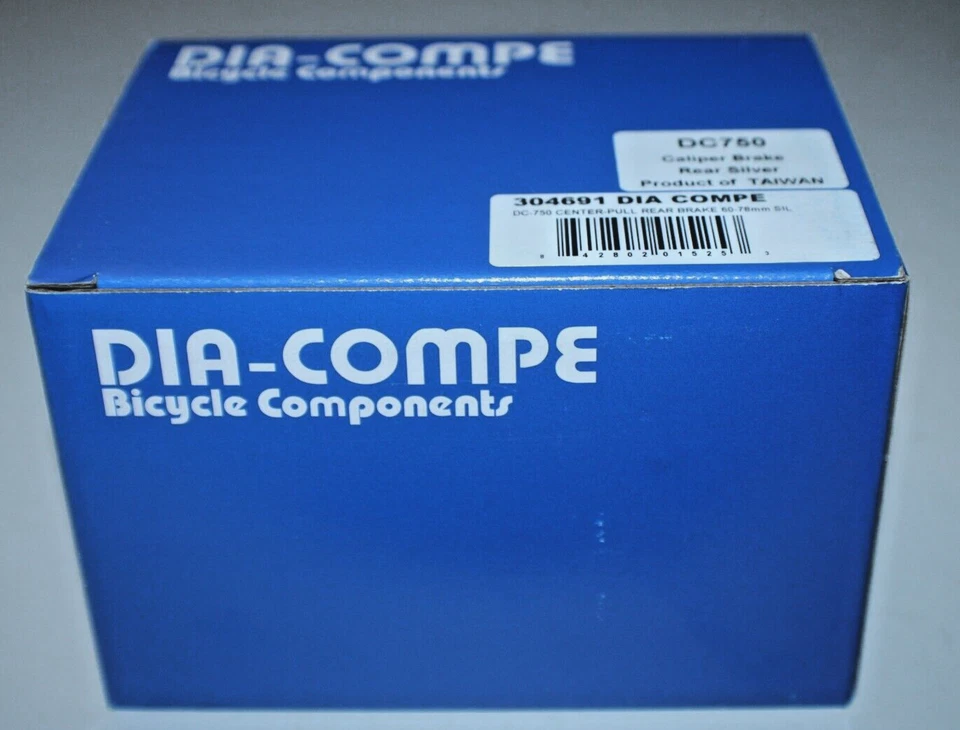 Dia-Compe DC-750 CenterPull Front Brake Caliper 60-78mm Silver Road Free Shipper - Image 2 of 4