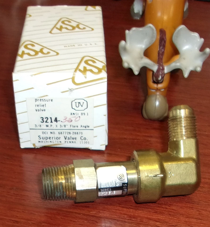 Superior Valve 3214-350 Pressure Relief Valve 3/8" 350psi - Image 2 of 4
