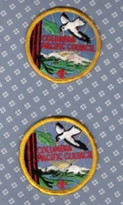 CP - Columbia Pacific Council -Mint-   Set of 2