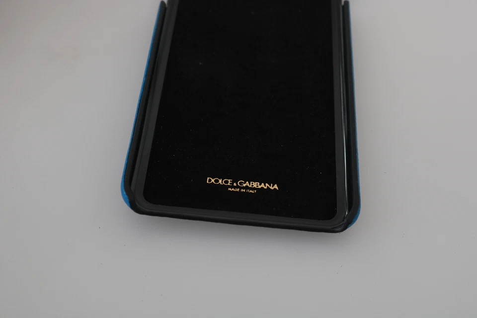 Funda protectora para teléfono DOLCE & GABBANA parche de cuero de vaquero azul iPhone 7 Plus $300 Foto 4 de 4