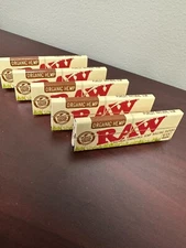 Raw Organic 1 1/4 1.25 Rolling Papers 5 Pack
