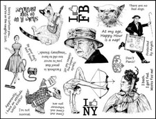 Unmounted Rubber Stamp Plate, Unmounted/Uncut Pink Rubber Stamps