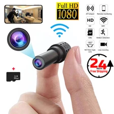 NEW! 1080P Mini Camera WiFi Indoor IP Night Vision Camcorder Home Security Cam