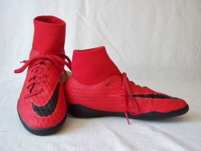 ''NIKE HYPERVENOMX'' Gr. 39 Sneakers rot-schwarz wenig getragen!!!