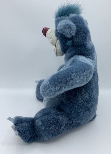 Vintage Disney Store Plush Blue Baloo Bear The Jungle Book 12" - 第 5/12 張圖片