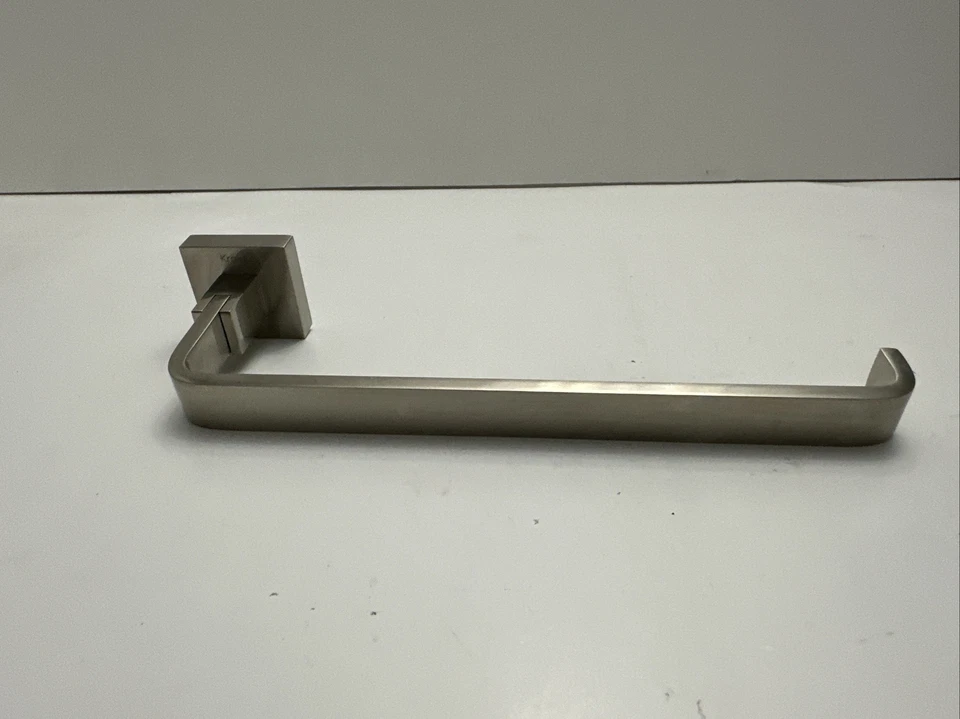 Anillo toalla de latón macizo Kraus KEA-14425BN Aura 9" - níquel cepillado Foto 3 de 4