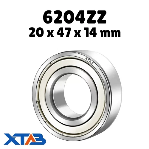 6204ZZ Deep Groove Ball Bearing Premium Quality - 20 x 47 x 14 mm