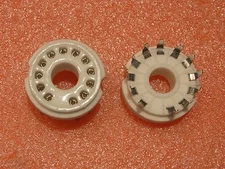 4 pcs. 12-pin PCB-mount (compactron) tube socket