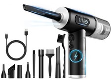 Aspiradora y plumero de aire comprimido con 3 velocidades ajustables