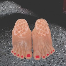 Funny Bare Feet Slippers Monster Footwear Gift Cosplay for Party Adults Kids