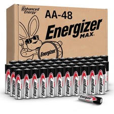 Energizer MAX AA Batteries, Double A Alkaline Batteries 48 Pack 