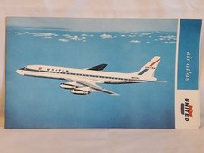 United Airlines Vintage Air Atlas 1961 Fold Out Route Map and More Travel BC3