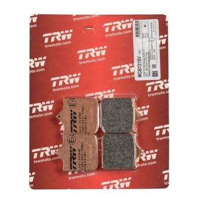 TRW Bremsbelag Sinter Street (für: Aprilia RSV 1000 R Factory RR 04-09 vorne )