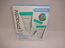 NIB New Proactiv Hydrate & Brighten For Dry Skin 3-Step Acne Routine 4299A