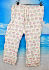 OLD NAVY Sleepwear Woman's Lounge PJ Pajama Pants IVORY Color Cotton size Med