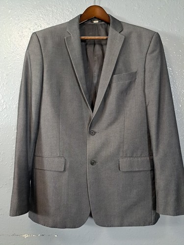 John Varvatos, VTG John Varvatos Star USA Bedford Men's Sports Coat Blazer Size 44L Gray Y2K