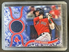2018 Topps Holiday Dustin Pedroia Jersey #R-DP Red Sox