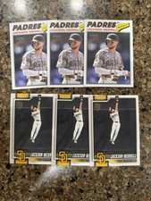 Jackson Merrill 6 Card Lot San Diego Padres 3-2026 Topps 3-2026 Topps Heritage