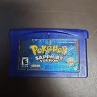 Pokemon Sapphire Version (Game Boy Advance, 2002) Cleaned & Tested