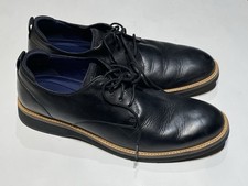 Cole Haan Osborn Plain Toe Derby Shoes Mens 11.5 Black Grand 360 Oxford C33388