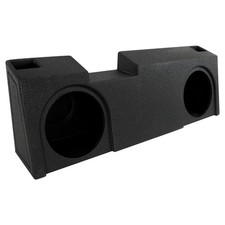 QPower Dual 10" Sub Box - Chevy Silverado GMC Sierra Crew Double Cab 19-26