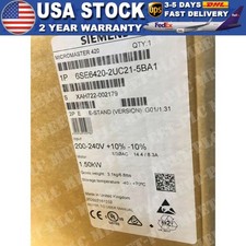 New Siemens 6SE6420-2UC21-5BA1 MICROMASTER420 without filter 6SE6 420-2UC21-5BA1