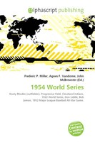 Frederic P. Miller (U. A.) | 1954 World Series | Taschenbuch | Englisch (2026)
